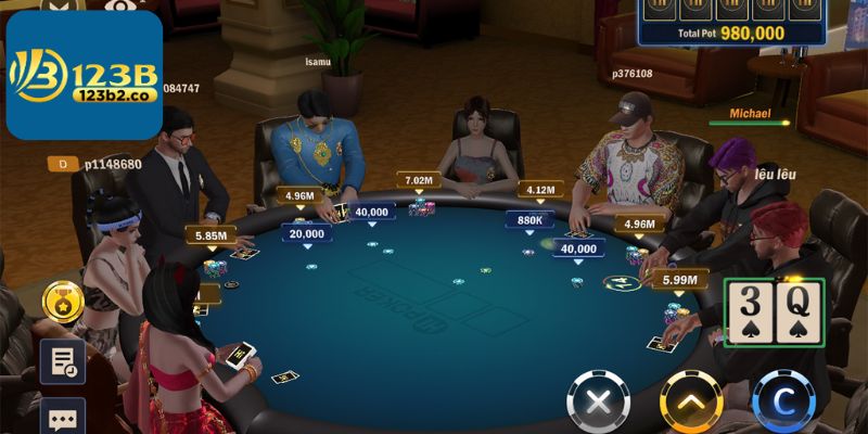 Game Poker voi bluff day muu meo